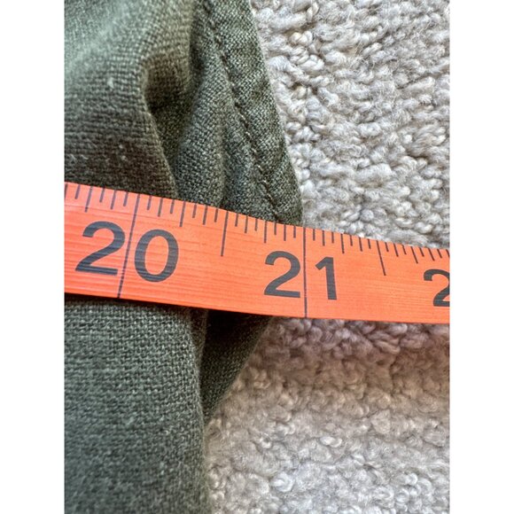 Sanctuary Womens Olive Green Cargo Vest With Tie-Waist & Flap Pockets Size M - Picture 8 of 10